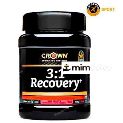 3:1 RECOVERY+ SANDIA 750 G (15 PORCIONES) CROWN SPORT NUTRITION