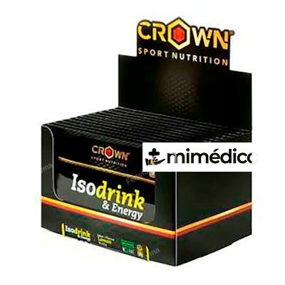 ISODRINK  ENERGY MONODOSIS LIMON 12 X 32 G CROWN SPORT NUTRITION