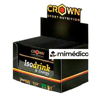 ISODRINK  ENERGY MONODOSIS NARANJA 12 X 32 G CROWN SPORT NUTRITION