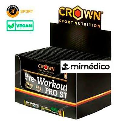 PRE WORKOUT PRO ST MONODOSIS CITRICO 12 X 15 G CROWN SPORT NUTRITION