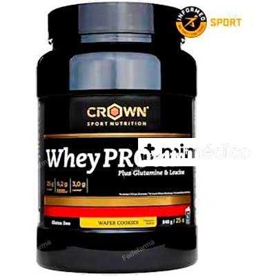 WHEY PROTEIN + WAFER COOKIES 848 G (25 PORCIONES) CROWN SPORT NUTRITION