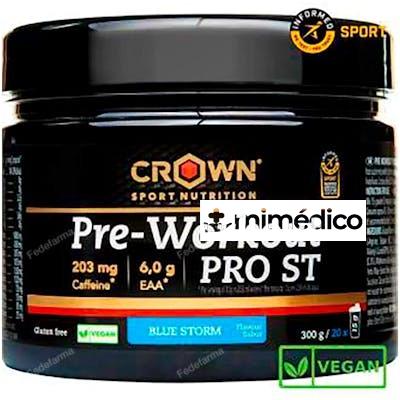 PRE WORKOUT PRO ST BLUE STORM 300 G (20 PORCIONES) CROWN SPORT NUTRITION