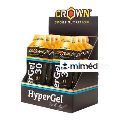 HYPERGEL 45 NEUTRO + CAFEINA 10 X 75G CROWN SPORT NUTRITION