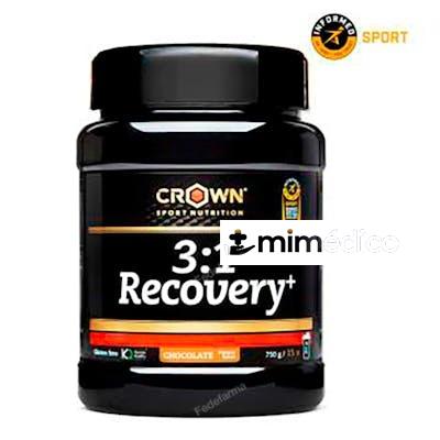 3:1 RECOVERY+  CHOC 750 G (15 PORCIONES) CROWN SPORT NUTRITION