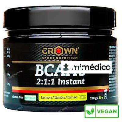 BCAAS INSTANT LIMON 210 G (30 PORCIONES) CROWN SPORT NUTRITION