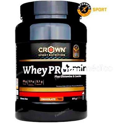 WHEY PROTEIN +  CHOC 871 G (25 PORCIONES) CROWN SPORT NUTRITION