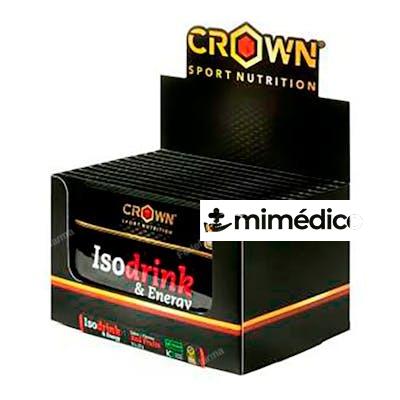ISODRINK & ENERGY MONODOSIS FRUTOS ROJOS 12 X 32 G CROWN SPORT NUTRITION