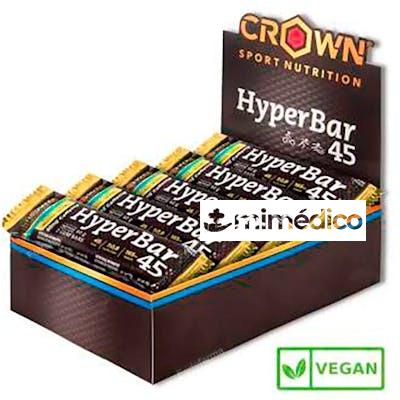 HYPERBAR 45 NEUTRO + CAFEINA 10 X 60G CROWN SPORT NUTRITION