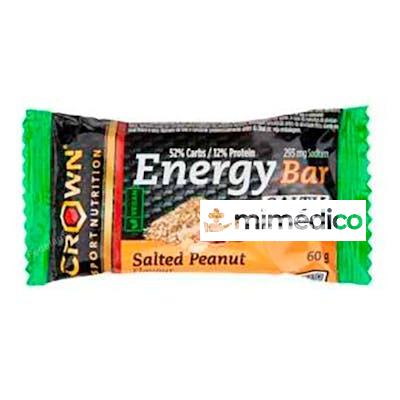ENERGY VEGAN BAR SALTY PEANUT 1 X 60 G CROWN SPORT NUTRITION