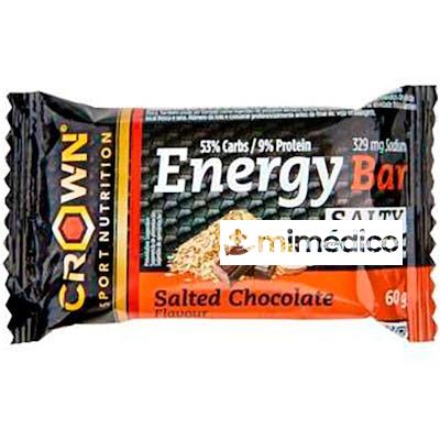 ENERGY BAR SALTY CHOC CHOC SALADO 1 X 60 G CROWN SPORT NUTRITION