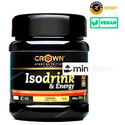 ISODRINK & ENERGY  LIMON 640 G / 20 TOMAS 400 ML CROWN SPORT NUTRITION