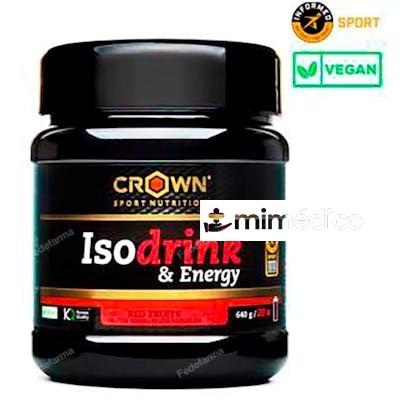 ISODRINK & ENERGY FRUTOS ROJOS 640G 20TOMAS 400ML CROWN SPORT NUTRITION