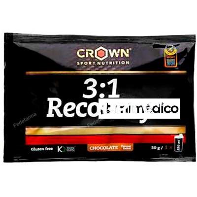 3:1 RECOVERY+ MONODOSIS CHOC 50 G CROWN SPORT NUTRITION