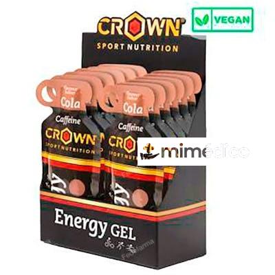 ENERGY GEL COLA + CAFEINA COLA CAFEINA 12 X 40G CROWN SPORT NUTRITION