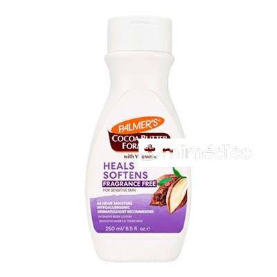 COCOA BUTTER FRAGANCE FREE FOR SENSITIVE SKIN 250ML PALMERS