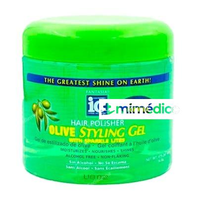 HAIR POLISHER OLIVE STYLING GEL 454G - 16OZ IC FANTASIA