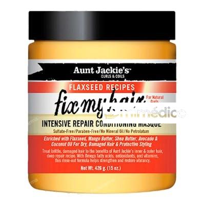 AUNT JACKIE'S FLAXSEED RECIPES FIX MY HAIR INTENSIVE REPAIR AUNT JACKIES
