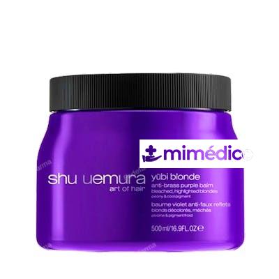 YUBI BLONDE ANTIBRASS PURPLE  MASK 500ML SHU UEMURA