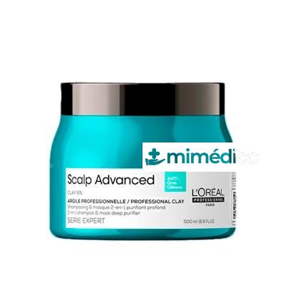 SCALP ADVANCED CLAY 6% 2 IN 1 SHAMPOO &AMP; MASK DEEP PURIFIER 5 LOREAL PROFESSIONNEL