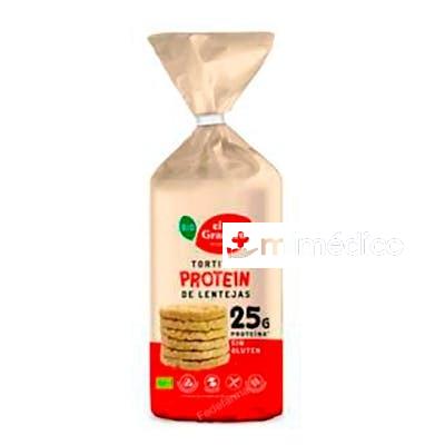 TORTITAS PROTEIN DE LENTEJAS 125 GR  BIO VEGAN SIN GLUTEN EL GRANERO