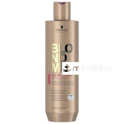 BLONDME CHAMPU ENRIQUECIDO CABELLOS RUBIOS 300 ML. SCHWARZKOPF PROFESSIONAL