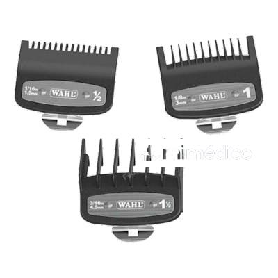 PACK 3 PEINES PREMIUM (1.5-3-4MM) WAHL