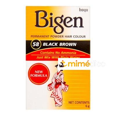 BIGEN HAIR COLOR BLACK BROWN NÂº58 6GR BIGEN