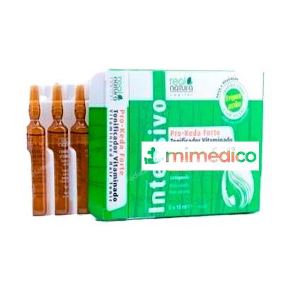 TONIFICADOR VITAMINADO PRO-KEDA FORTE 6 X 15ML REAL NATURA