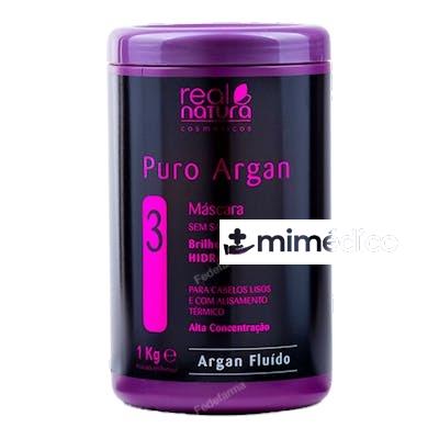 MASCARA SEM SAL PURO ARGAN (PASO 2) 1KG REAL NATURA