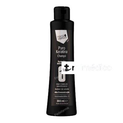 PURO KERATINA CHAMPO REPARADOR HIDRATANTE (PASO1) 300ML REAL NATURA