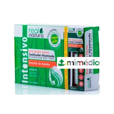KIT TONIF. VITAM. PRO-KEDA FORTE 2CX+1 CHAMPÑ 100ML REAL NATURA