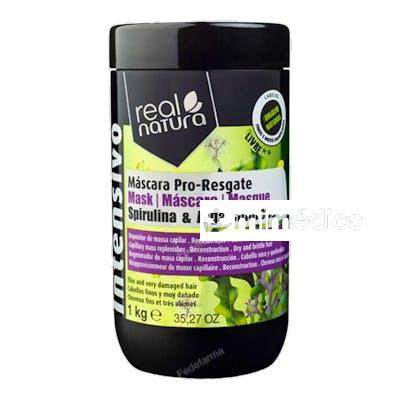 MASCARA SEM SAL PRO-RESIN GLUTENATE SPIRULINA AND ALGA CHLORELLA 1000M REAL NATURA