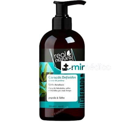 CREME DE PENTEAR CARACOIS DEFINIDOS LIBERADO 500ML REAL NATURA