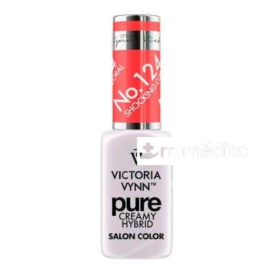 PURE CREAMY HYBRID SHOCKING CORAL 124 8ML VICTORIA VYNN