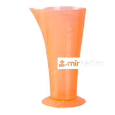 VASO MEDIDOR 120 ML NARANJA BIFULL