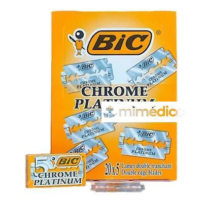 HOJAS DE AFEITAR DOBLE FILO BIC 100 UNIDADES (5 X 20) EUROSTIL