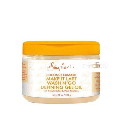 COCONUT CUSTARD MAKE IT LAST WASH N'GO DEFINING GEL-OIL 340G SHEA MOISTURE