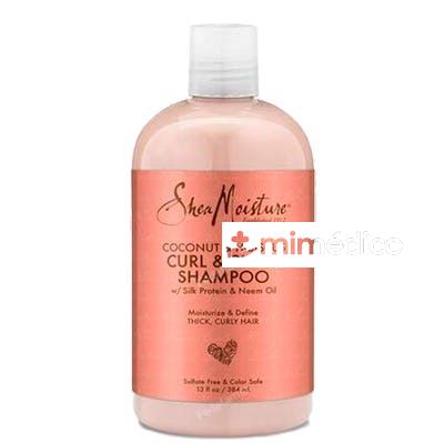 COCONUT AND HIBISCUS CURL AND SHINE SHAMPOO 384ML SHEA MOISTURE