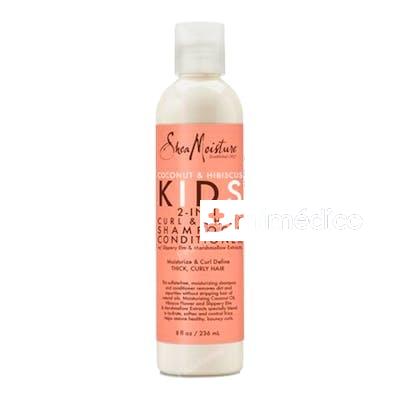 KIDS 2 IN 1 CURL AND SHINE SHAMPOO AND CONDITIONER 236ML SHEA MOISTURE