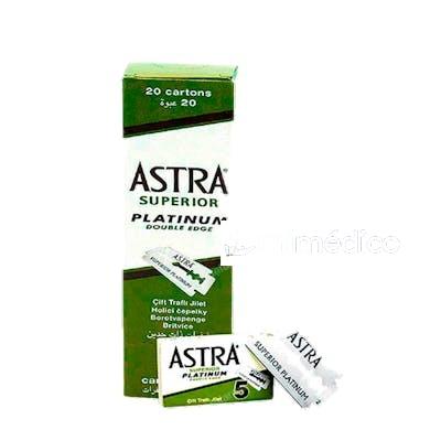 SUPERIOR PLATINUM CUCHILLAS 20X5 100 UDS NA ASTRA