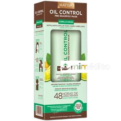 OIL CONTROL PRE CHAMPU EXFOLIANTE PARA RAICES GRASAS 200 ML KATIVA