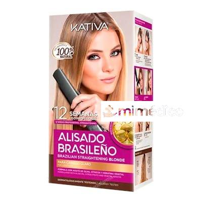 KATIVA KIT ALISADO BRASILEÑO PARA CABELLO CLARO KATIVA