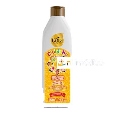 SHAMPOO CLUBINHO CACHEADOS 340ML GOTA DOURADA