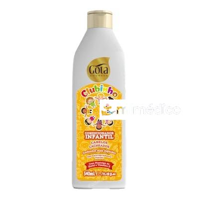 CONDICIONADOR CLUBINHO CACHEADOS 340ML GOTA DOURADA