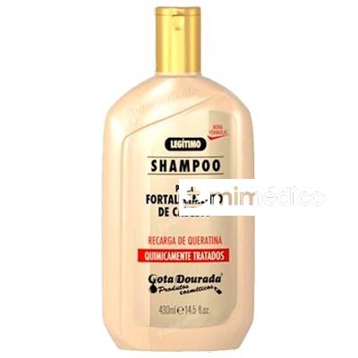 SHAMPOO FORTALECIMENTO RECARGA DE QUERATINA 430ML GOTA DOURADA