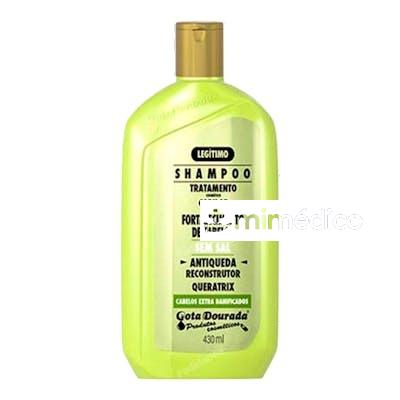 SHAMPOO FORTALECIMENTO ANTI-QUEDA QUERATRIX 430ML GOTA DOURADA