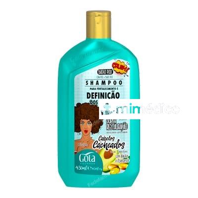 SHAMPOO FORTALECIMENTO CACHEADOS 430ML GOTA DOURADA