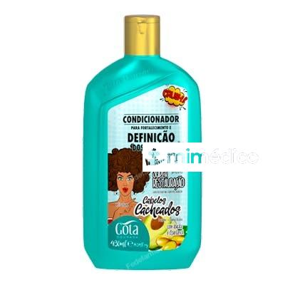 CONDICIONADOR FORTALECIMENTO CACHEADOS 430ML GOTA DOURADA