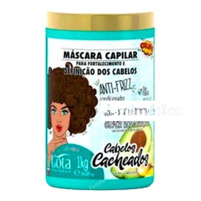 MASCARA FORTALECIMENTO CACHEADOS 1KG GOTA DOURADA