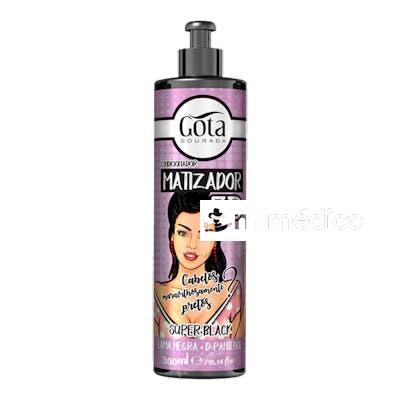 MATIZADOR 3D - SUPER BLACK 300ML GOTA DOURADA